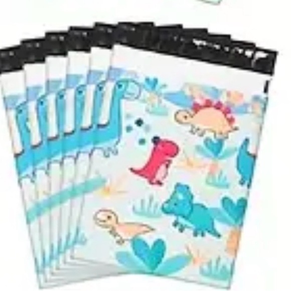 Dinosaur Print Poly Mailers Set Of 20-  10”X13” size - Picture 2 of 2